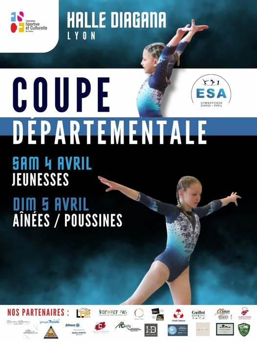 GYM COUPE DEPARTEMENTALE 2026 - LYON HALLE DIAGANA