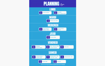 Planning Gym saison 2025-2026 🤸🏻‍♀️