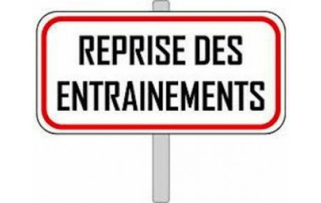 Reprise des entraînements - Saison 2021.2022